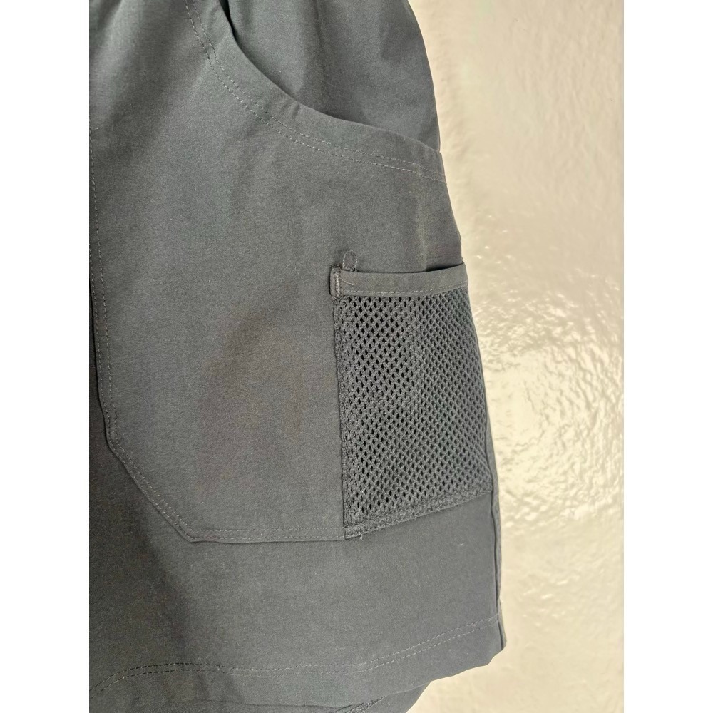 Columbia PFG Fishing Shorts Mens Small Black Mesh Pocket - Picture 3 of 12